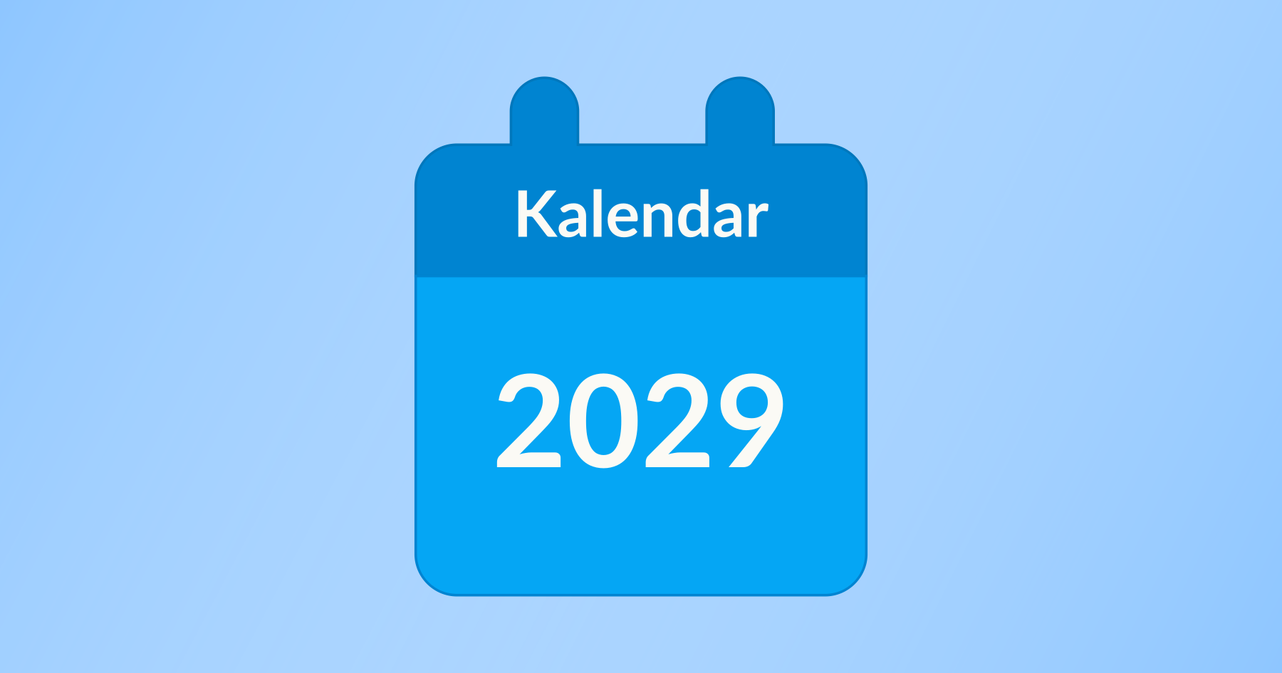 Kalendar 2029