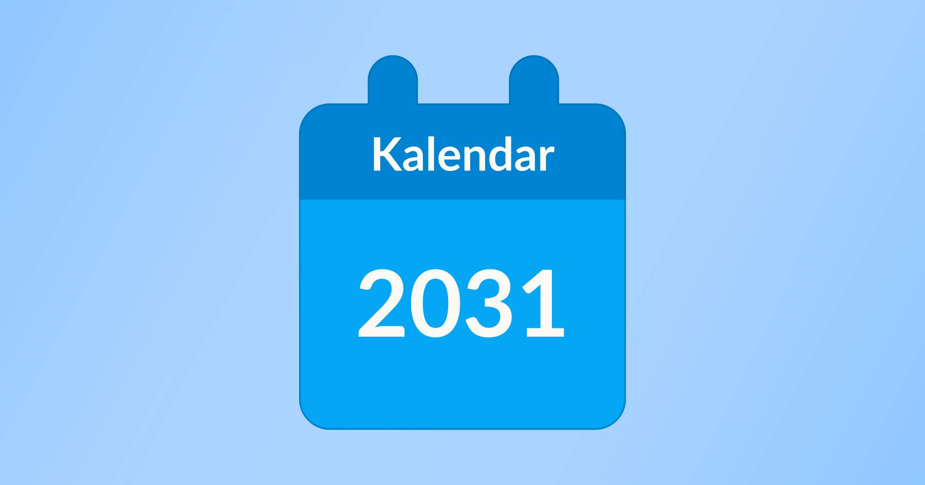 Kalendar 2031