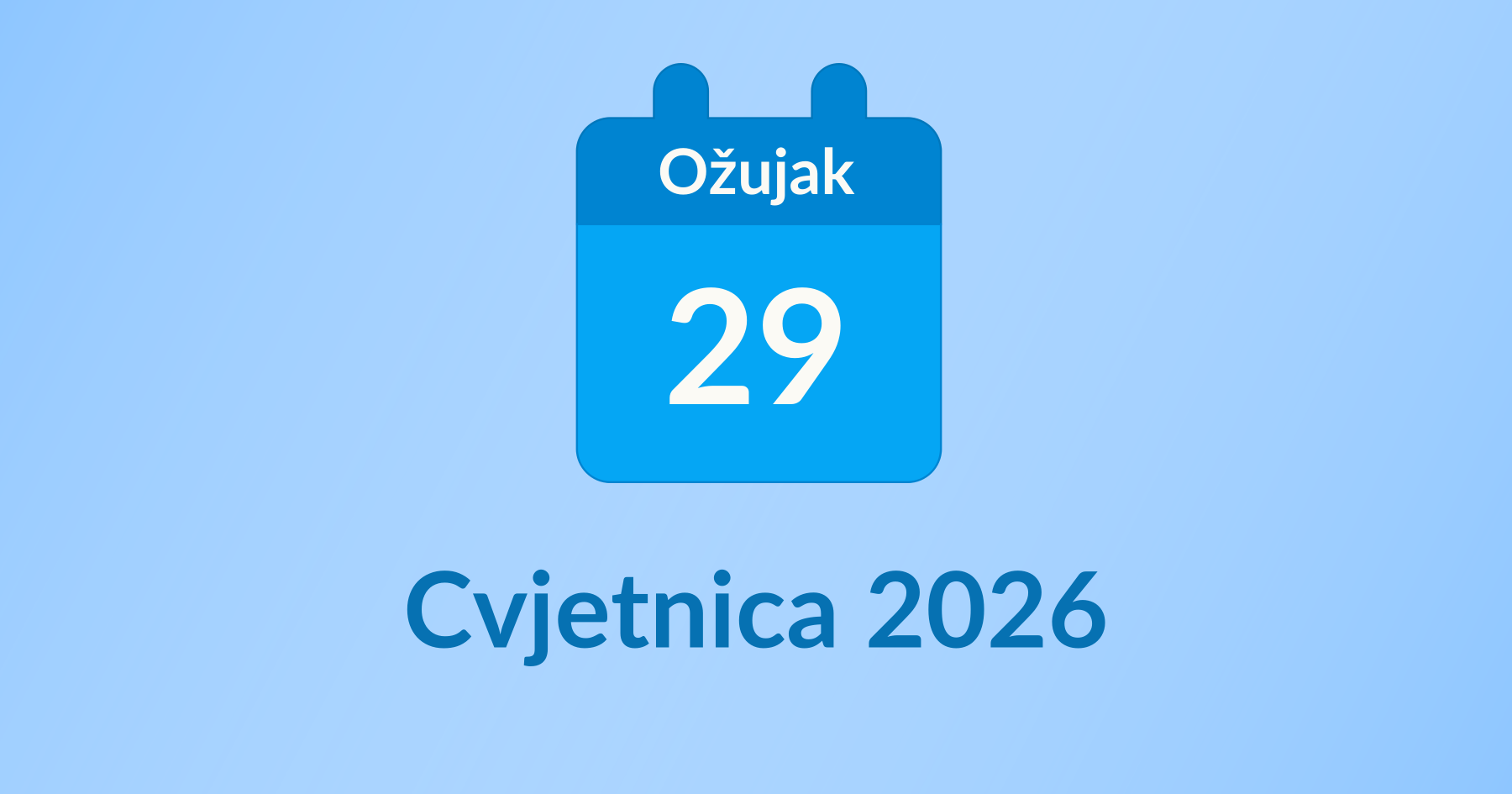 Cvjetnica 2026