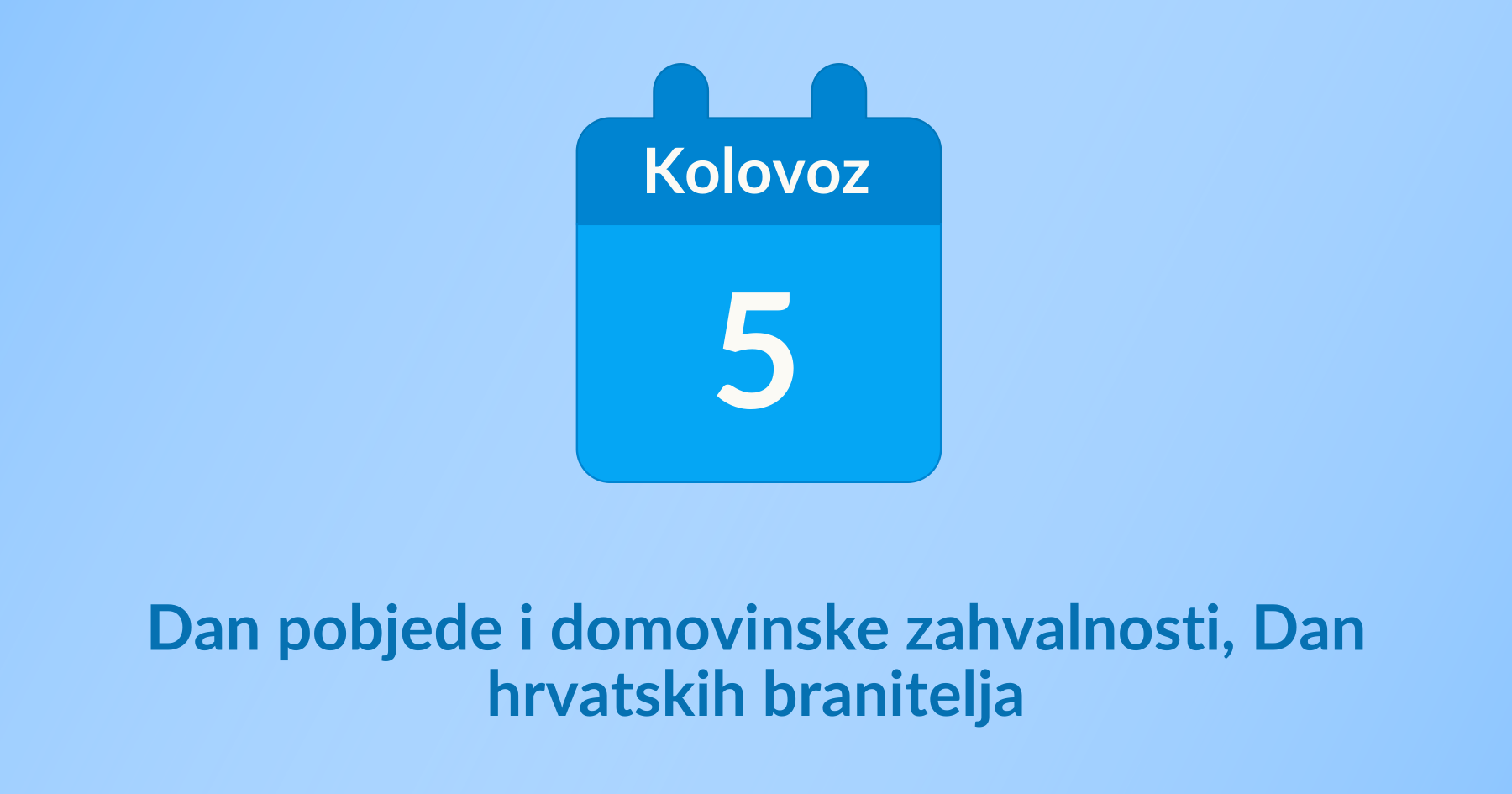 Dan pobjede i domovinske zahvalnosti, Dan hrvatskih branitelja