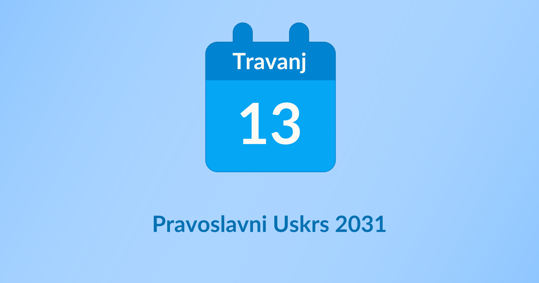 Pravoslavni Uskrs 2031