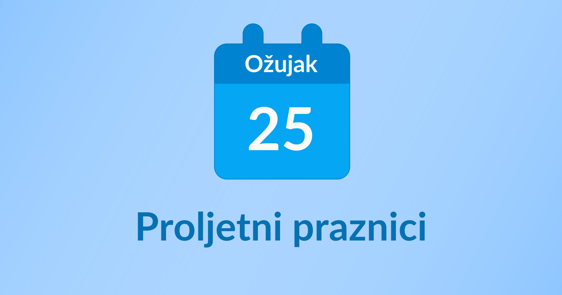Proljetni praznici