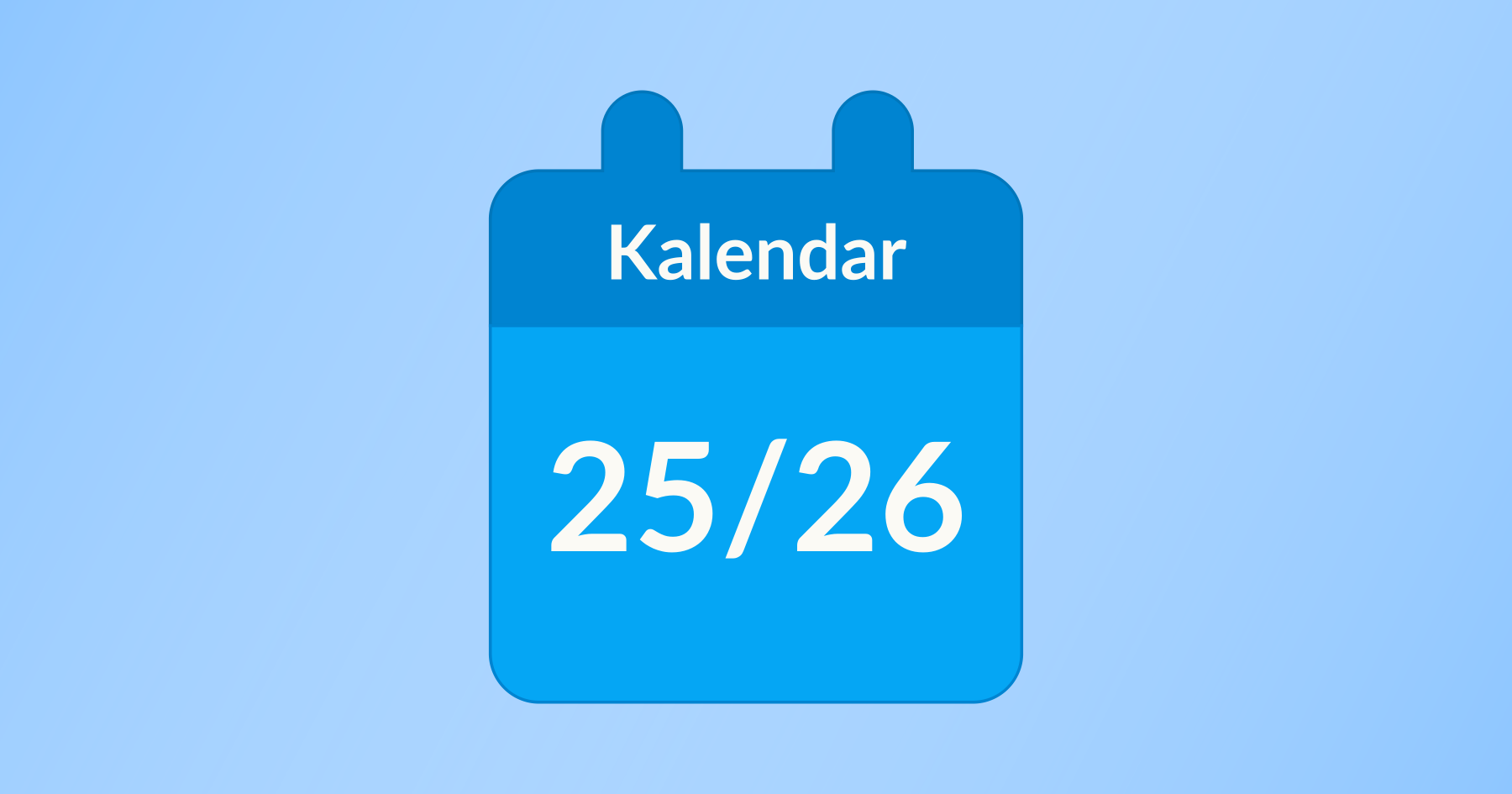 Školski kalendar 2025/2026.