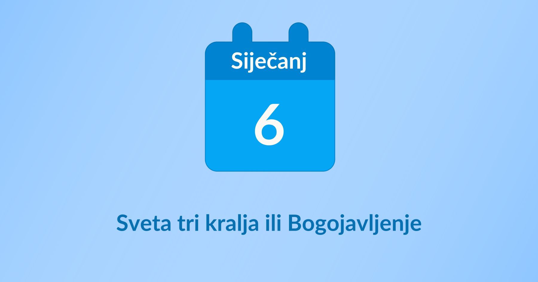 Sveta tri kralja ili Bogojavljenje