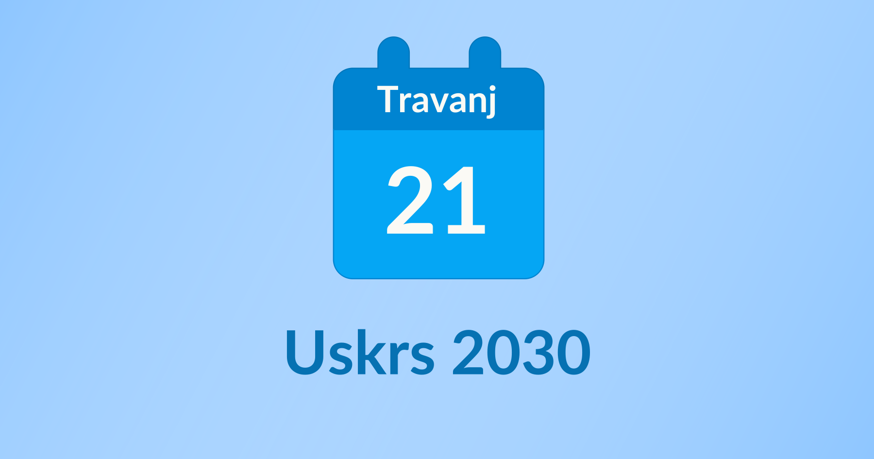 Uskrs 2030